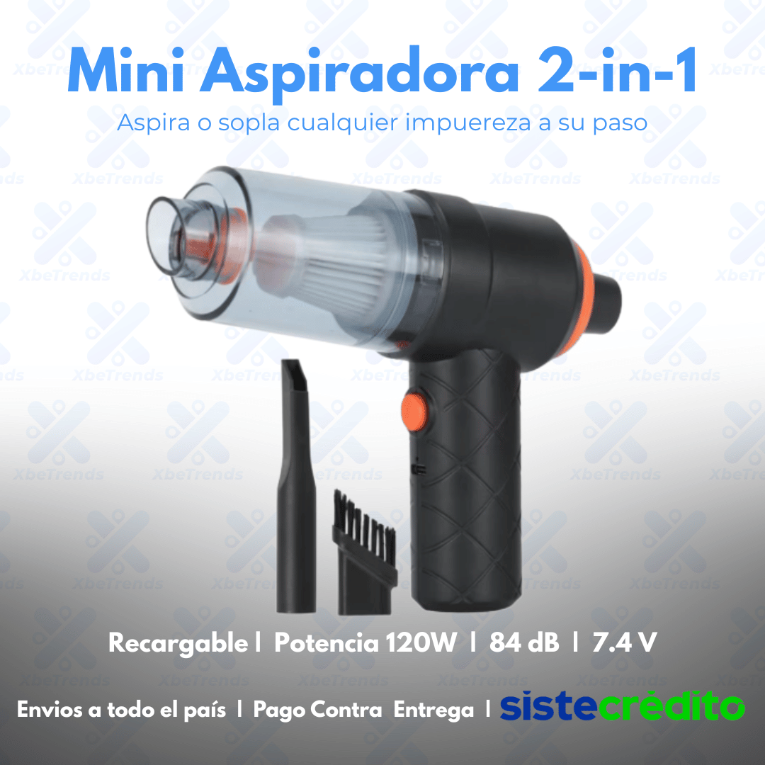 MINI ASPIRADORA PORTATIL 2-in-1