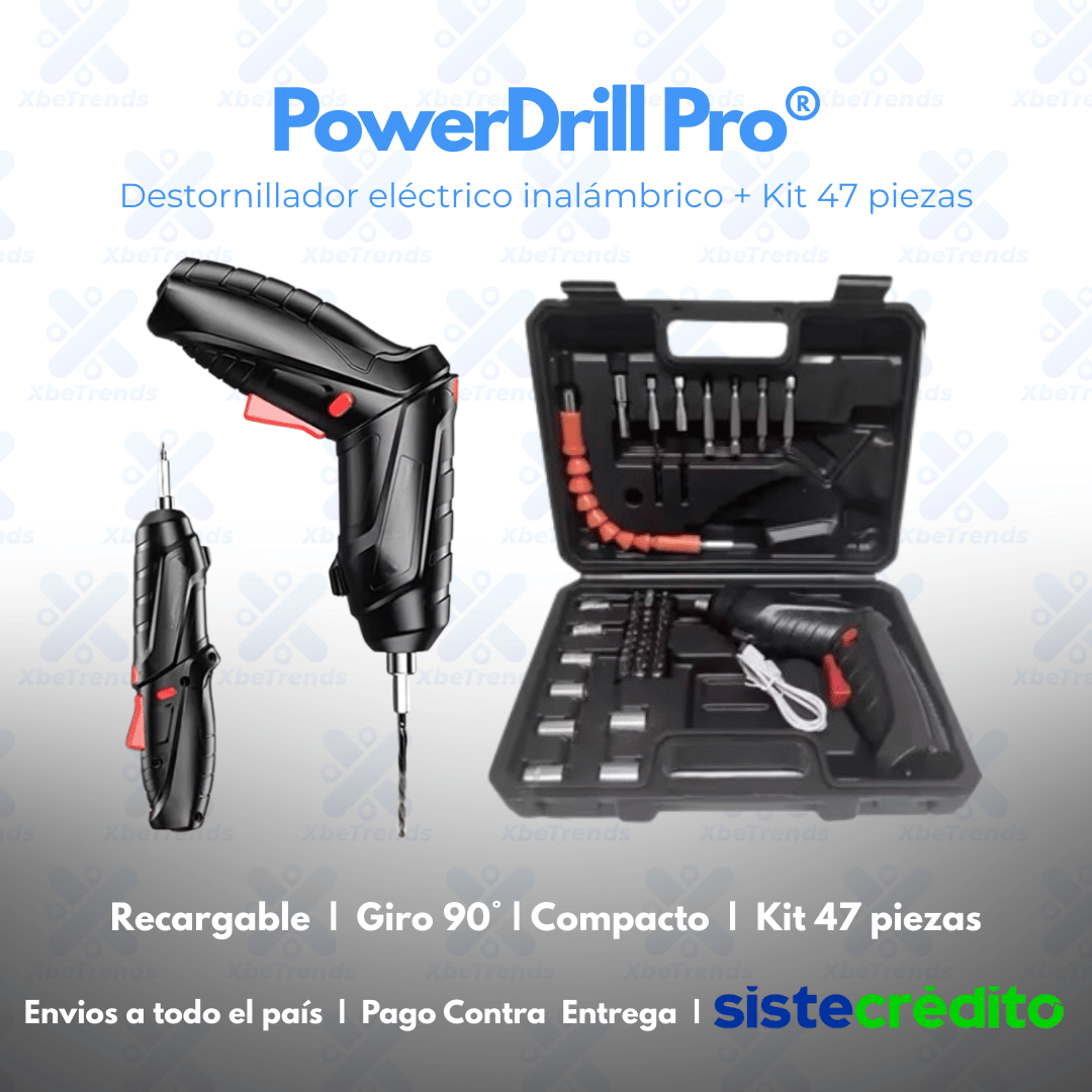 🚀 PowerDrill Pro® | Destornillador Eléctrico Inalámbrico