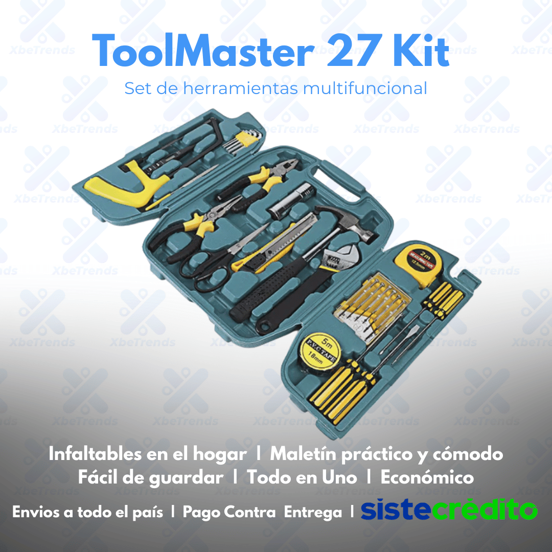 ToolMaster 27 Kit | Set de Herramientas Multifuncional