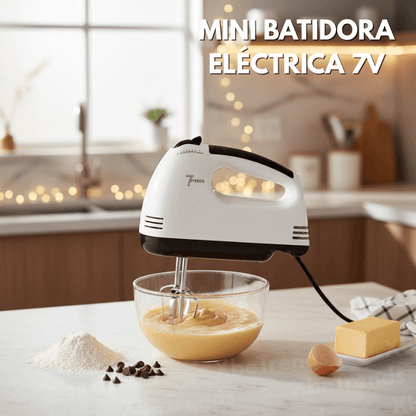 Mini Batidora Eléctrica 7 Velocidades
