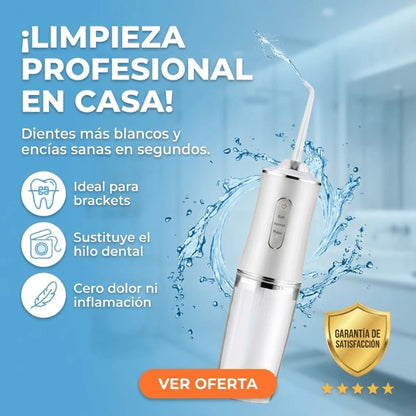 AquaDent® | Irrigador Bucal Recargable