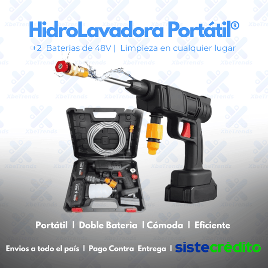 Hidrolavadora Portátil 48V con 2 Baterias