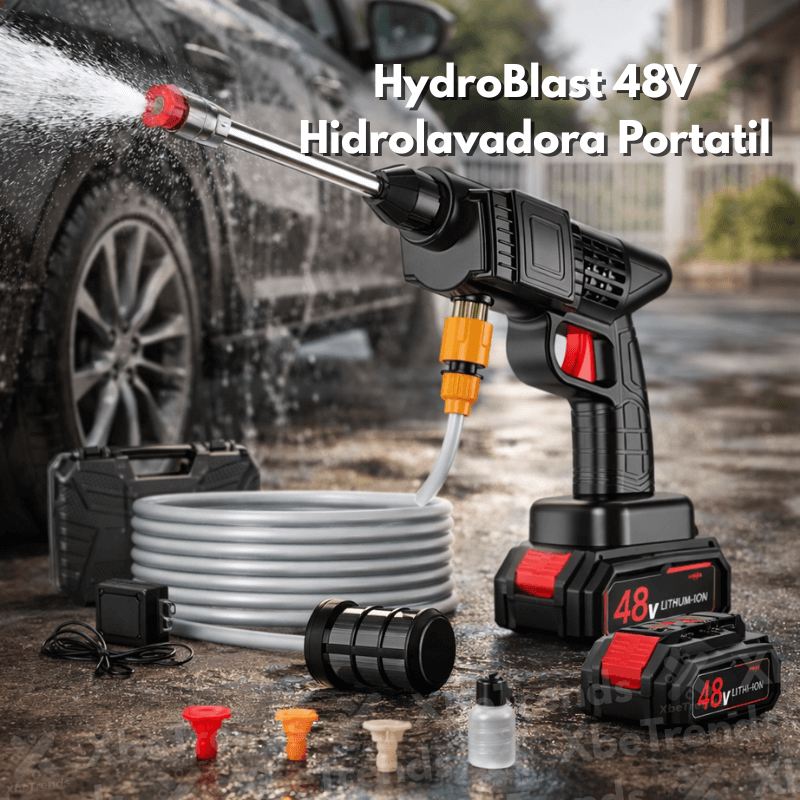 HydroBlast 48V - Hidrolavadora Portátil