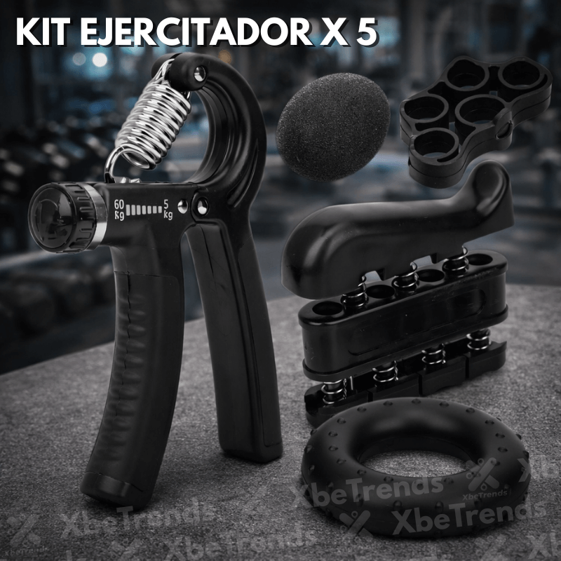 Kit Ejercitador de mano y muñeca X 5
