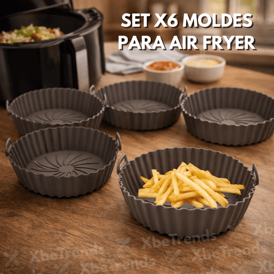 Set X 6 Moldes para Air Fryer