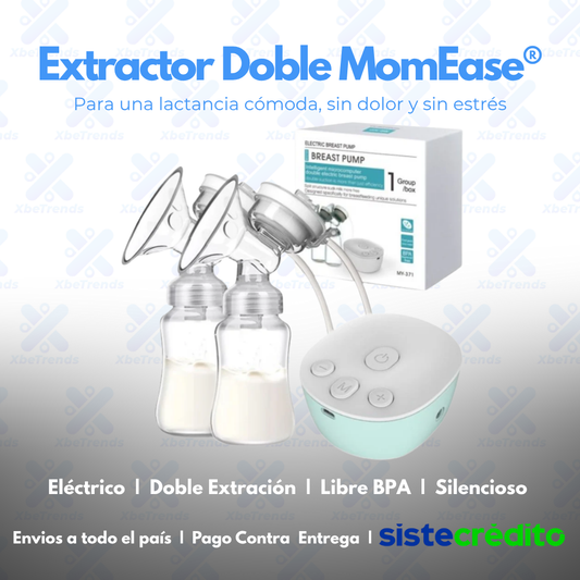 Extractor eléctrico doble de leche materna MomEase®