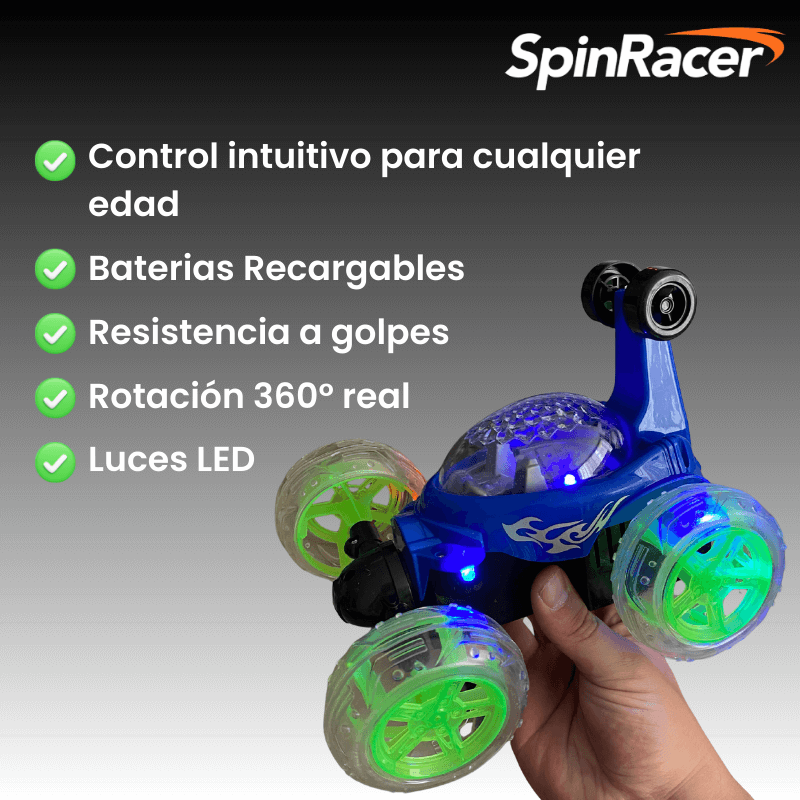 SPINRACER® - Carro Loco a Control Remoto