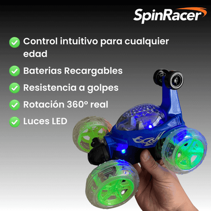 SPINRACER® - Carro Loco a Control Remoto